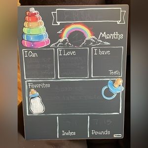 Baby tracking boards